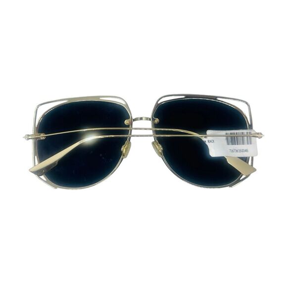 Christian Dior Stellaire 6 Sunglasses - J5GA9 - Gold / Blue Mirror - Picture 10 of 13